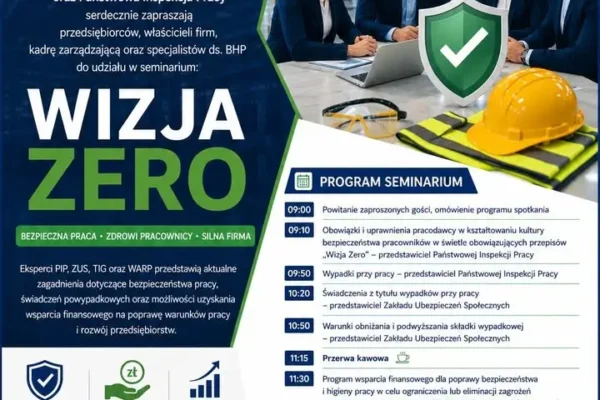Seminarium „Wizja Zero” dla przedsiębiorców w Turku – 22 czerwca