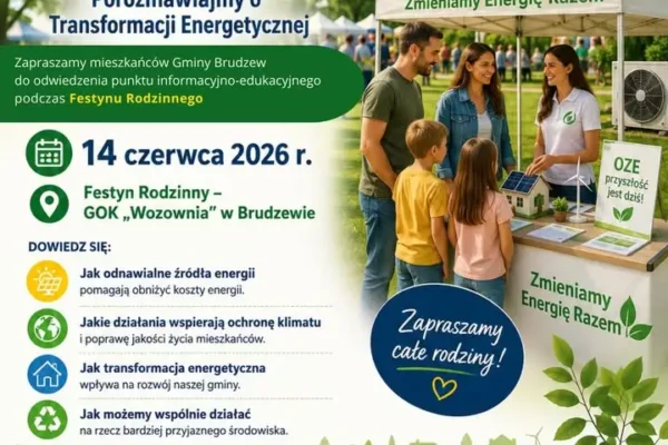 Punkt konsultacyjny OZE podczas festynu w Kolnicy – 14 czerwca