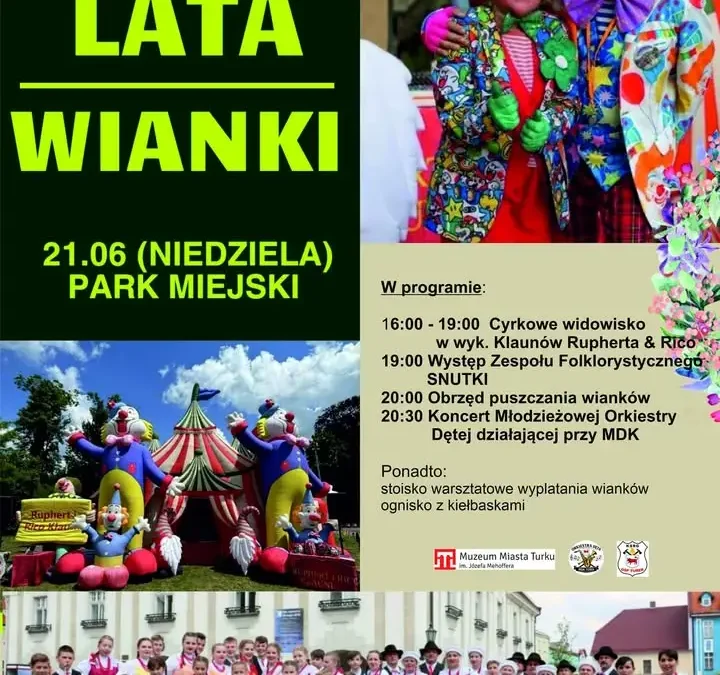Powitanie Lata – Wianki 2026 w Parku Miejskim w Turku