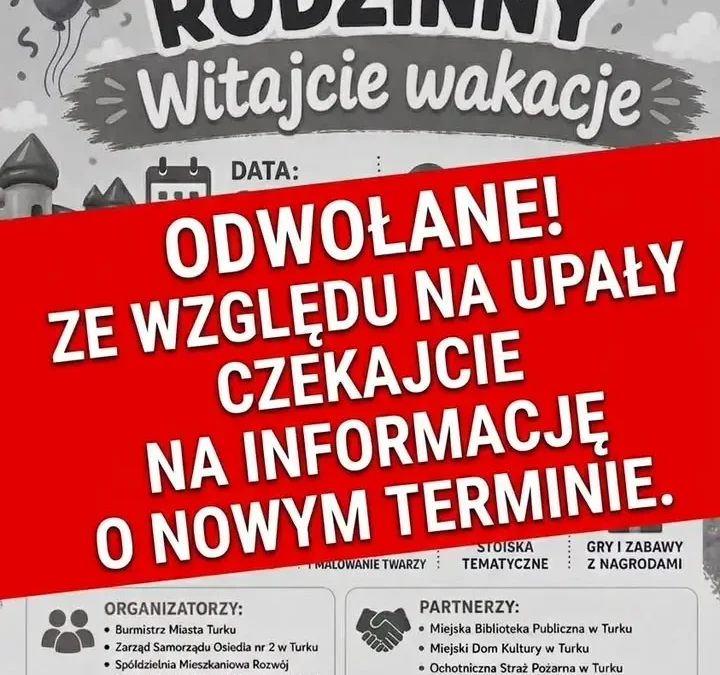 Festyn na Osiedlu Młodych odwołany z powodu upałów – nowy termin wkrótce