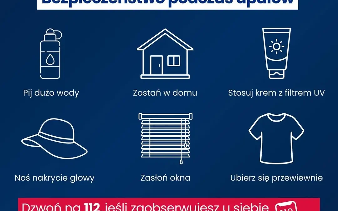 Upały w Wielkopolsce – apel o ostrożność i pomoc potrzebującym