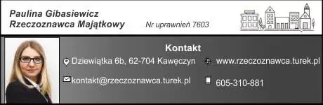 Lokalna Baza Firm Gminy Kawęczyn: Paulina Gibasiewicz – Rzeczoznawca Majątkowy