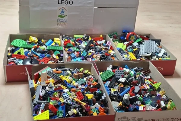 Podziękowania za udział w zbiórce klocków LEGO w Tuliszkowie