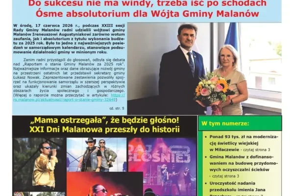 Najnowsza Gazeta Malanowska już dostępna – przedwakacyjne wydanie pełne informacji