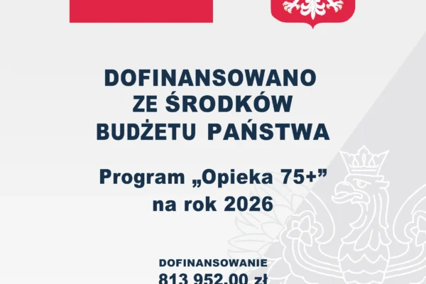 Gmina Turek przystępuje do programu „Opieka 75+” na 2026 rok