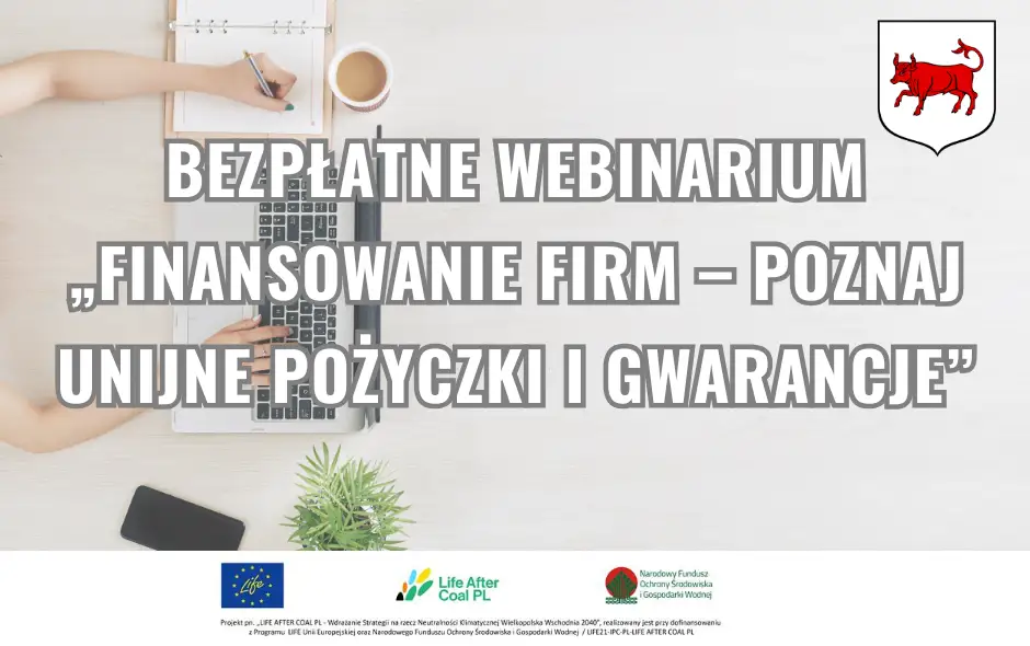 Bezpłatne webinarium o unijnym finansowaniu dla firm z Wielkopolski