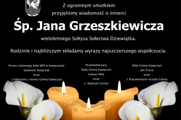 Pożegnanie śp. Jana Grzeszkiewicza – wieloletniego Sołtysa Dziewiątki