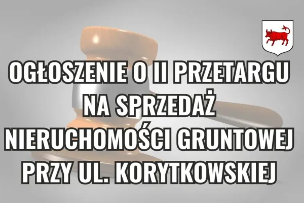 II przetarg na sprzedaż działki przy ul. Korytkowskiej w Turku