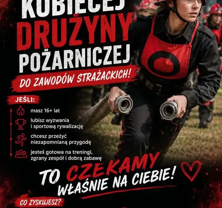 OSP Skarżyn zaprasza nowych członków – szczególnie dziewczyny