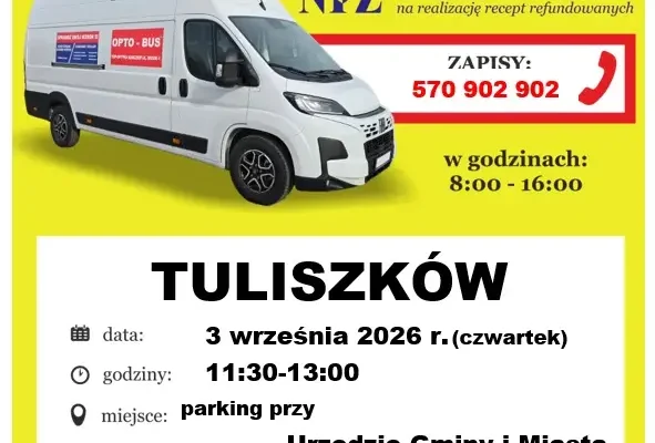 Bezpłatne badanie wzroku w Tuliszkowie – zapisy trwają