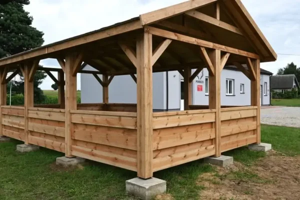 Nowa altana w Porożu – miejsce spotkań mieszkańców gotowe