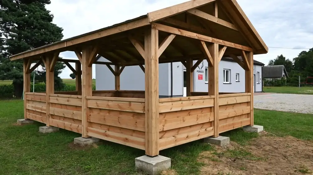 Nowa altana w Porożu – miejsce spotkań mieszkańców gotowe