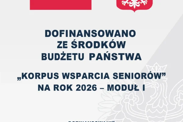 Gmina Turek włącza się w program „Korpus Wsparcia Seniorów” na 2026 rok