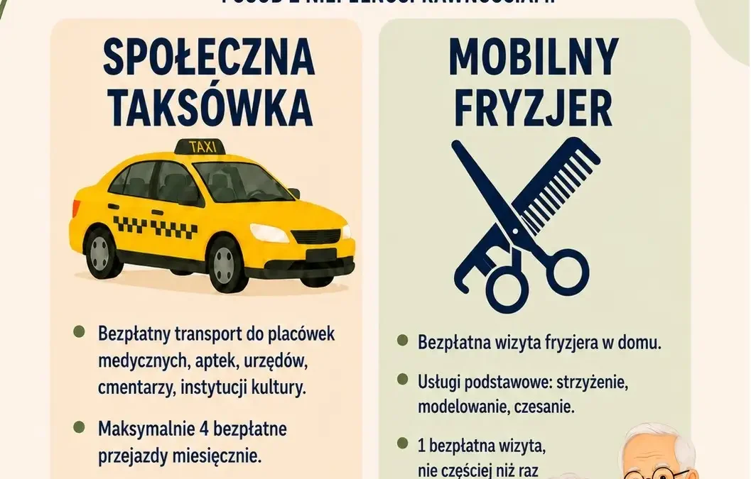 Bezpłatne usługi dla seniorów i osób z niepełnosprawnościami w Turku