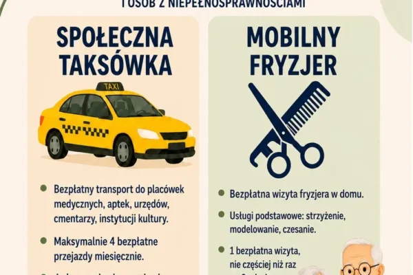 Bezpłatne usługi dla seniorów i osób z niepełnosprawnościami w Turku