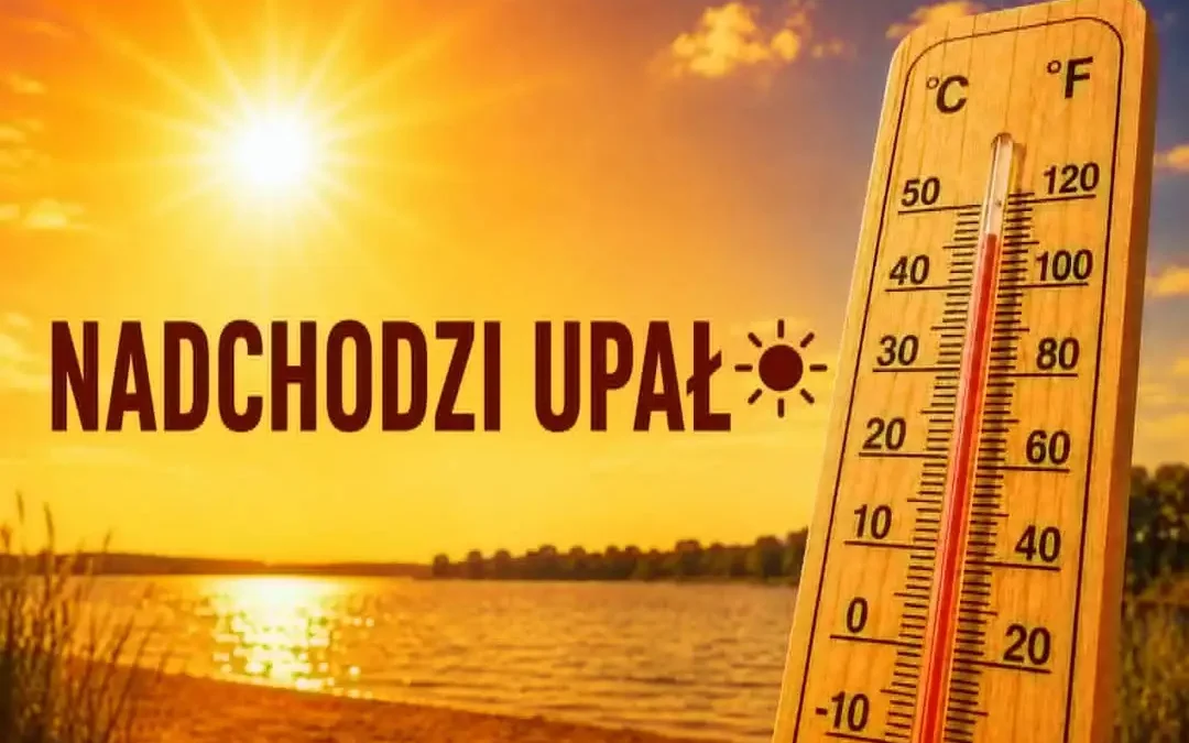 Ostrzeżenie IMGW: Upał w Wielkopolsce – 23 powiaty zagrożone