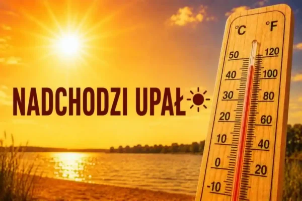 Ostrzeżenie IMGW: Upał w Wielkopolsce – 23 powiaty zagrożone