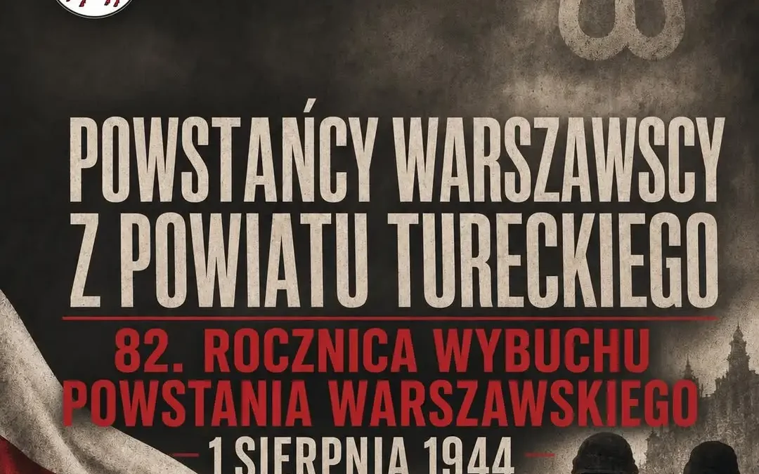 Powiat Turecki pamięta o powstańcach warszawskich – hołd dla bohaterów