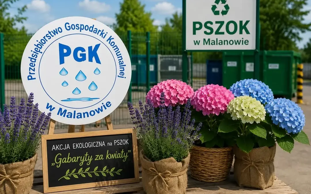 Ostatni tydzień akcji w Malanowie: przywieź odpady wielkogabarytowe i odbierz roślinę