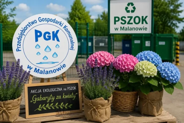 Ostatni tydzień akcji w Malanowie: przywieź odpady wielkogabarytowe i odbierz roślinę