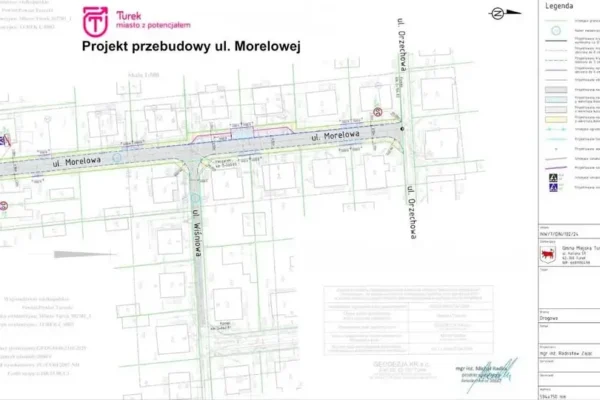 Rusza przebudowa ul. Morelowej w Turku – umowa podpisana
