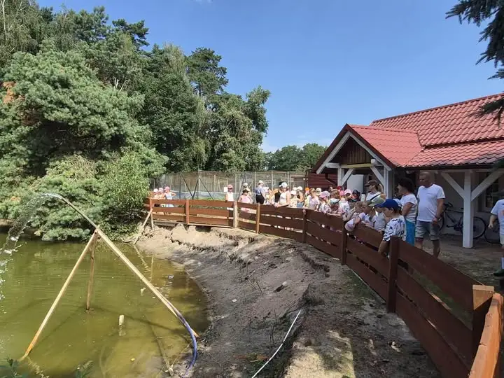 Półkoloniści z gminy Kawęczyn odwiedzili Ranczo Targówka