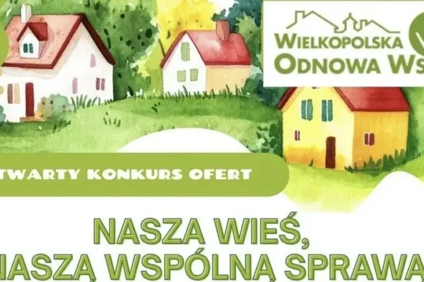Dwie organizacje z gminy Tuliszków z dofinansowaniem w konkursie Wielkopolskiej Odnowy Wsi