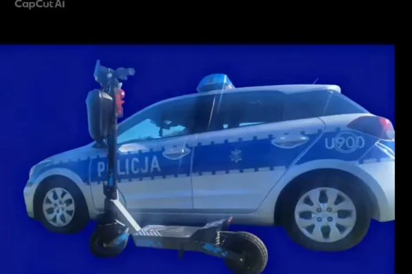 Bezpieczna jazda hulajnogą elektryczną – dekalog policji z Turku