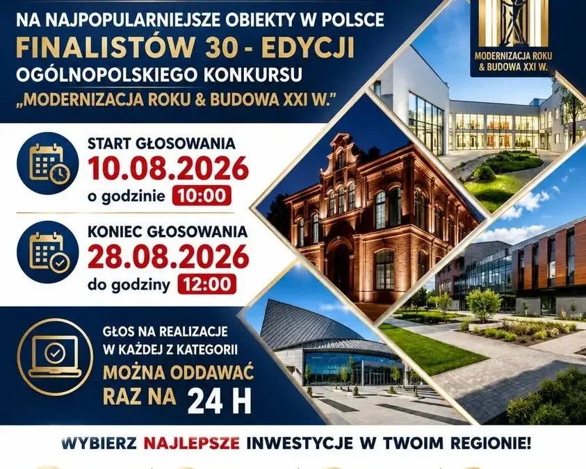 Turek w finale konkursu Modernizacja Roku – trwa głosowanie na rewitalizację starówki