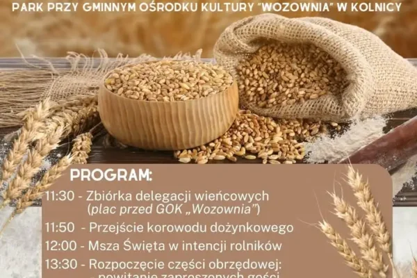 Dożynki w Krwonach: święto plonów z koncertami i zabawą