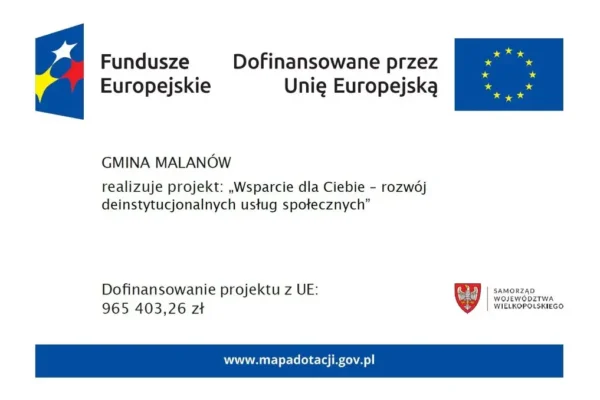 Gmina Malanów rozwija usługi społeczne dzięki unijnemu dofinansowaniu