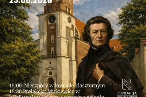 Mickiewicz w Lubiniu: spotkanie, koncert i odsłonięcie tablicy już 23 sierpnia