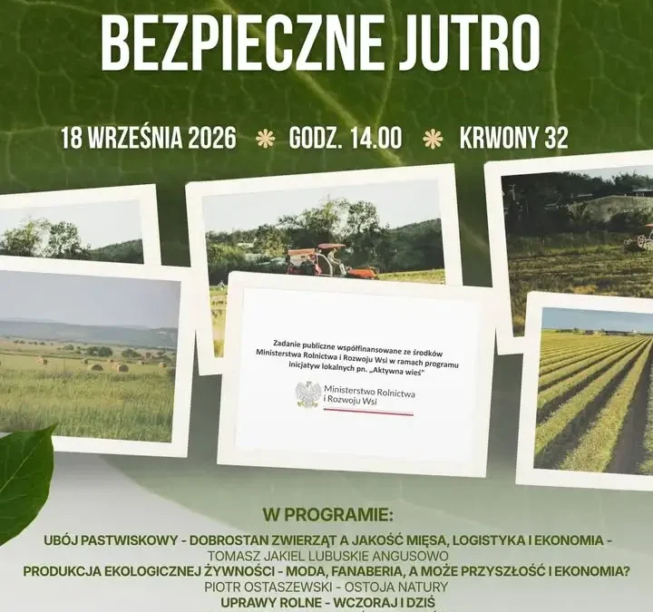 Konferencja o bezpieczeństwie żywności i nowoczesnym rolnictwie – zaproszenie TUR