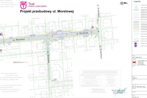 Ruszają prace przy przebudowie ul. Morelowej w Turku
