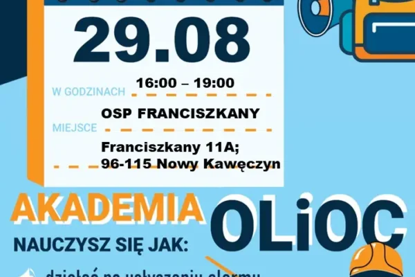 Krajowy Trening Reagowania w Kaweczynie – 29 sierpnia 2026