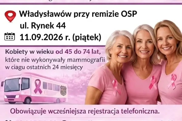 Bezpłatna mammografia w Władysławowie – zapisy na 11 września