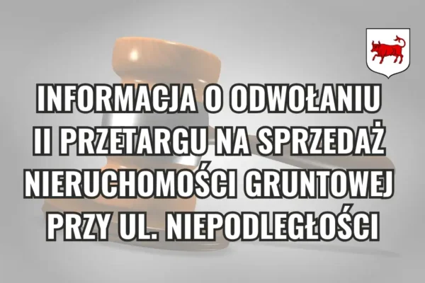 Gmina Turek odwołuje II przetarg na sprzedaż zabudowanej nieruchomości