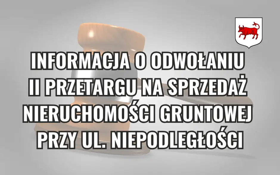 Gmina Turek odwołuje II przetarg na sprzedaż zabudowanej nieruchomości