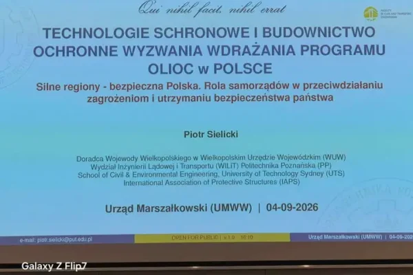Konferencja w Poznaniu o bezpieczeństwie z udziałem wójt gminy Władysławów