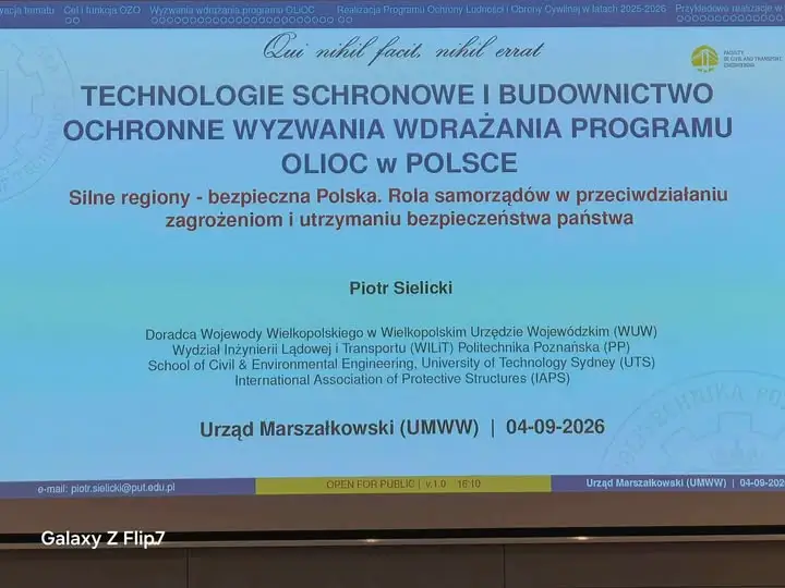 Konferencja w Poznaniu o bezpieczeństwie z udziałem wójt gminy Władysławów
