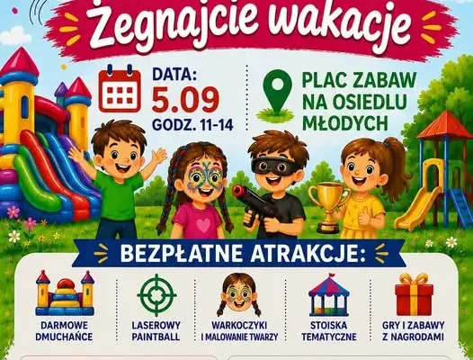 Festyn Rodzinny „Żegnajcie wakacje” w Turku – atrakcje dla całych rodzin