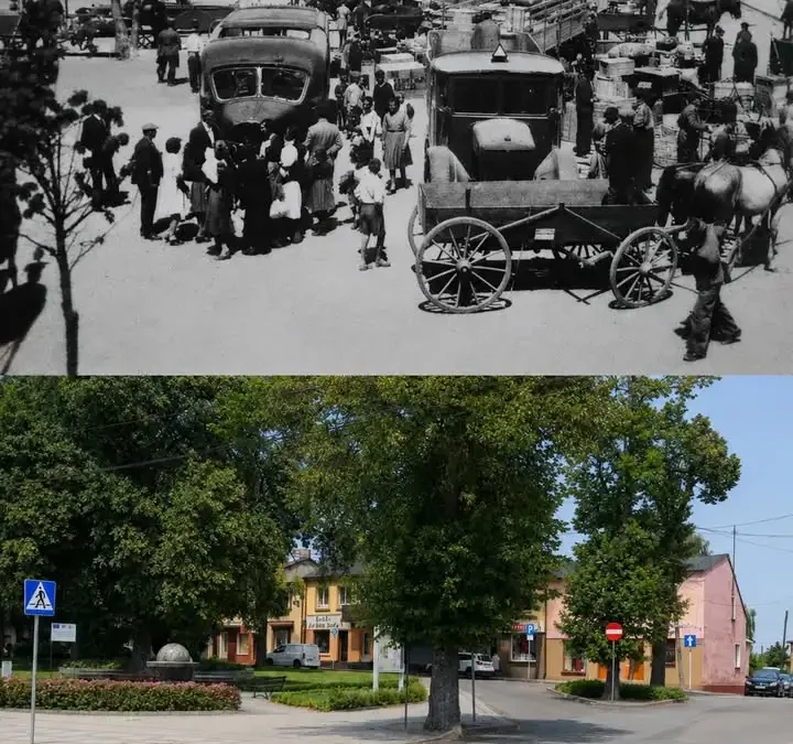 Tuliszków: dwie fotografie, dwie epoki – refleksja nad pokojem i wolnością