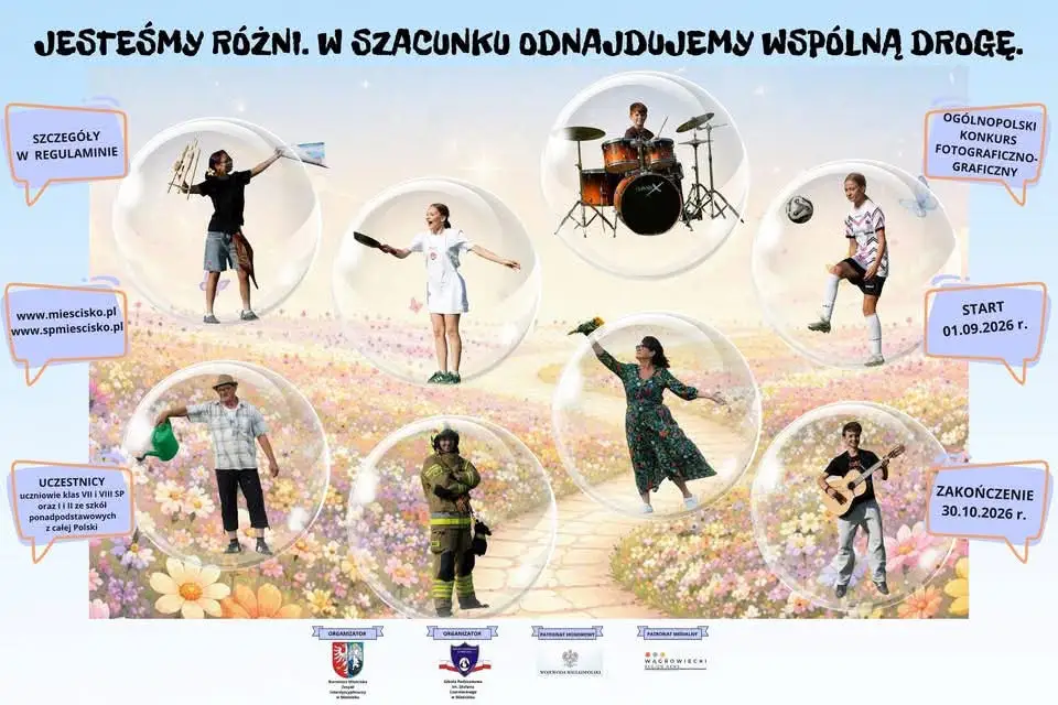 Ogólnopolski konkurs fotograficzno-graficzny dla młodzieży – „Jesteśmy różni. W szacunku odnajdujemy wspólną drogę”
