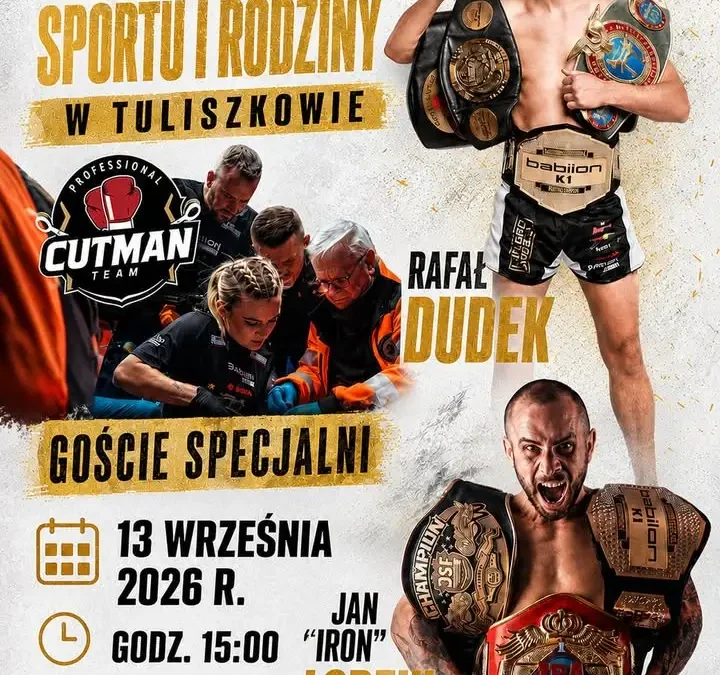Dzień Sportu i Rodziny w Tuliszkowie z gośćmi specjalnymi – trening z mistrzami