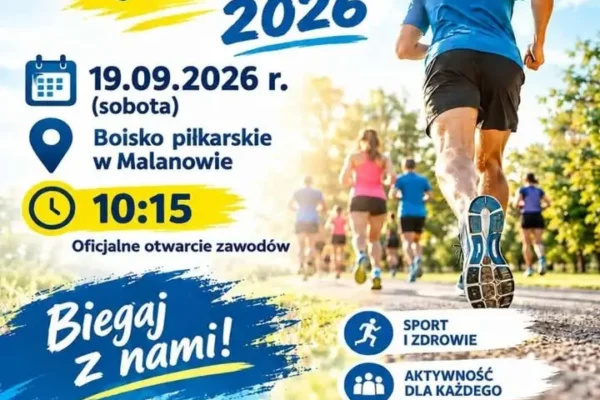 Festiwal Biegowy Gminy Malanów – 19 września na boisku w Malanowie