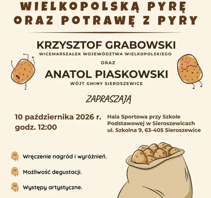 Sieroszewice: finał konkursu na największą wielkopolską pyrę już 10 października