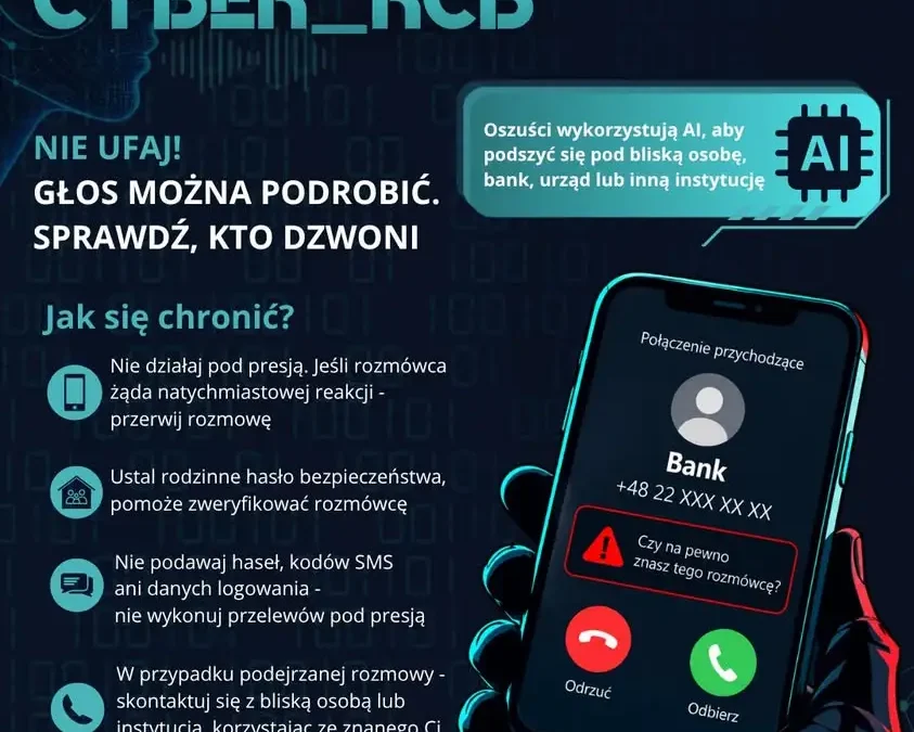 Oszuści wykorzystują AI do podszywania się pod głos bliskich – jak się chronić?