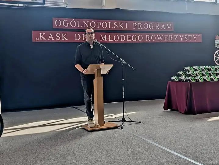 Kaski dla młodych rowerzystów z Goliny – akcja „Kask dla młodego rowerzysty”