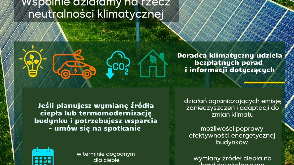 Gminny Doradca Klimatyczny w Turku pomoże w wymianie pieca i termomodernizacji