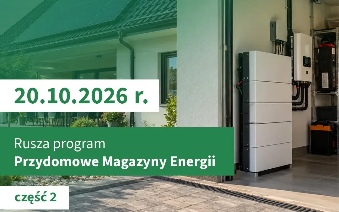 Miliard złotych na magazyny energii – nabór rusza 20 października